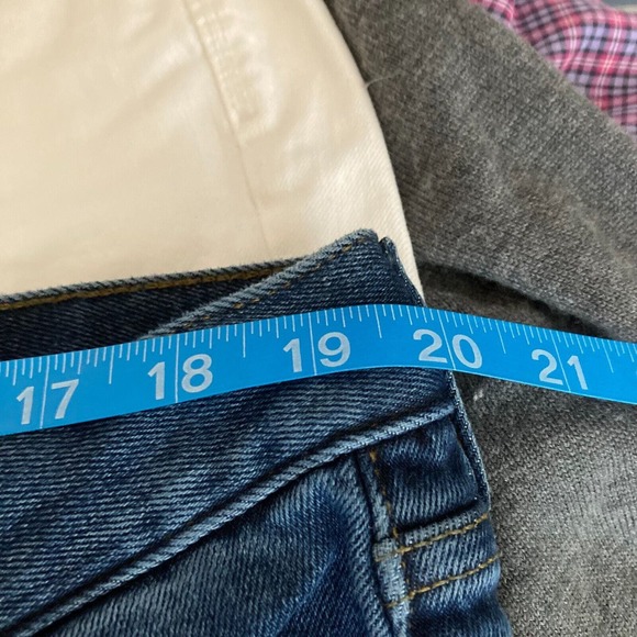 Banana Republic Jeans Mens‎ Sz 40 Blue Cotton Stretch Denim Legacy Bootcut Fit - Picture 8 of 11